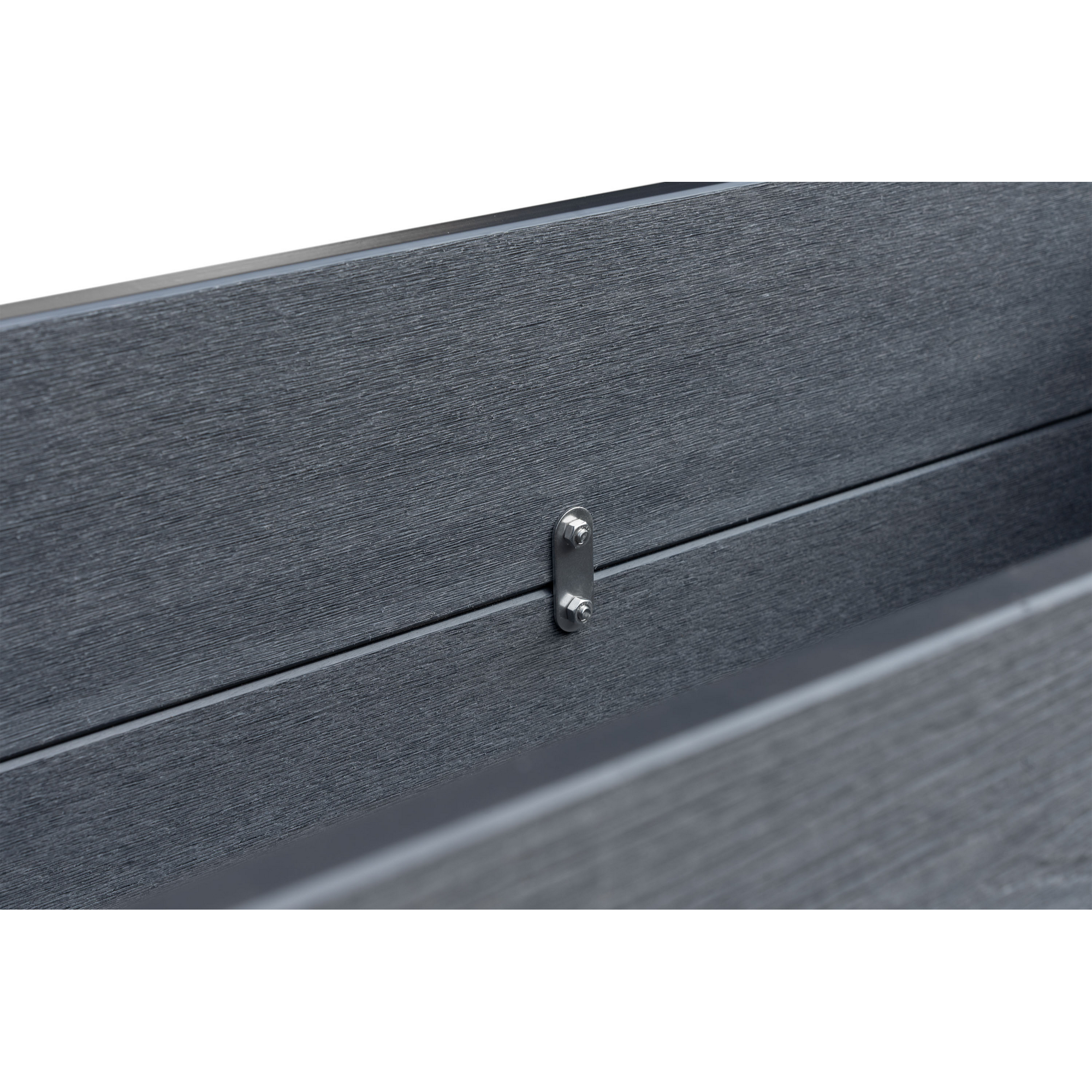 Balkon-Hochbeet 'Lara' anthrazit 185 x 80 x 50 cm