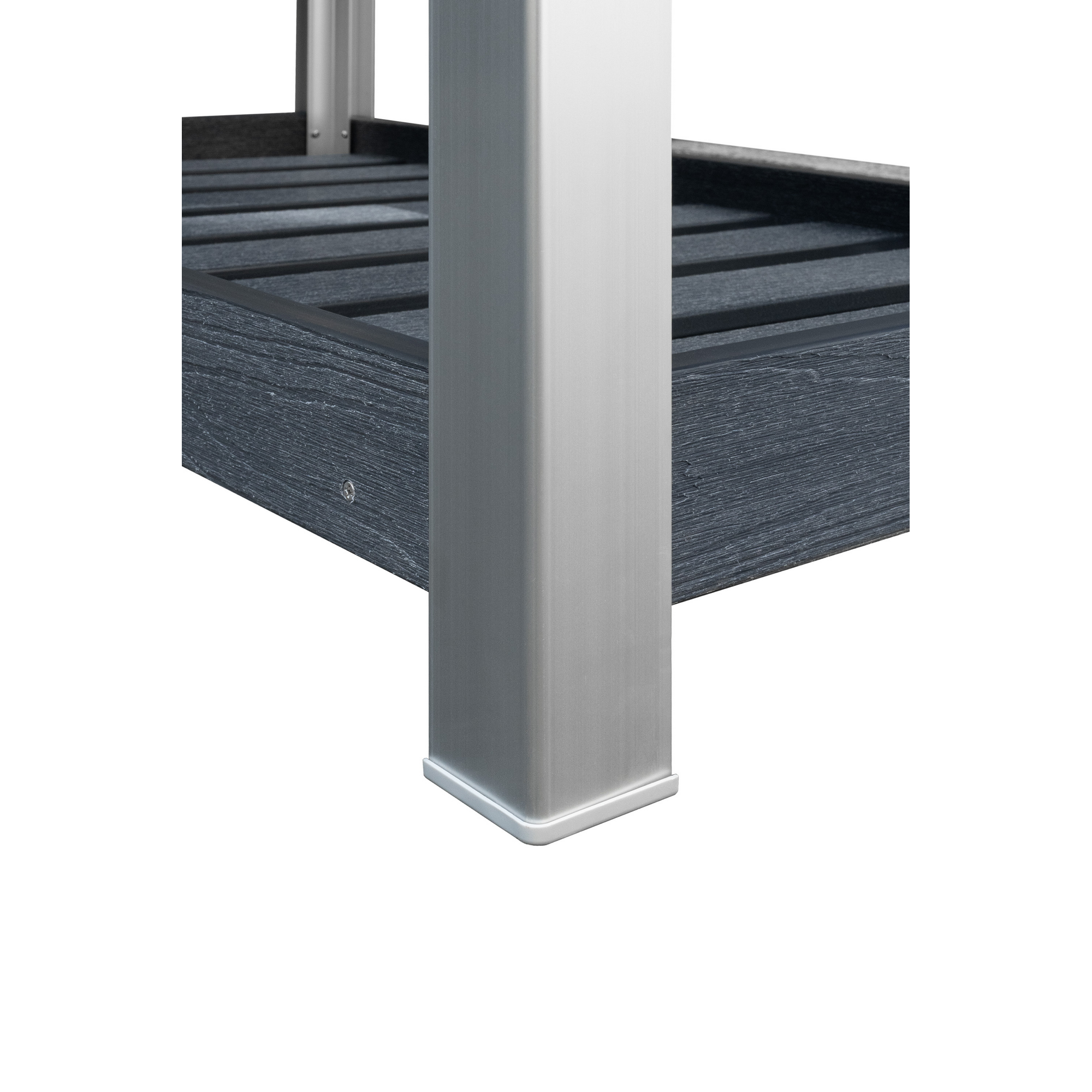 Balkon-Hochbeet 'Lara' anthrazit 185 x 80 x 50 cm