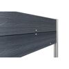 Balkon-Hochbeet 'Lara' anthrazit 182 x 80 x 50 cm