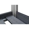Balkon-Hochbeet 'Lara' anthrazit 182 x 80 x 50 cm