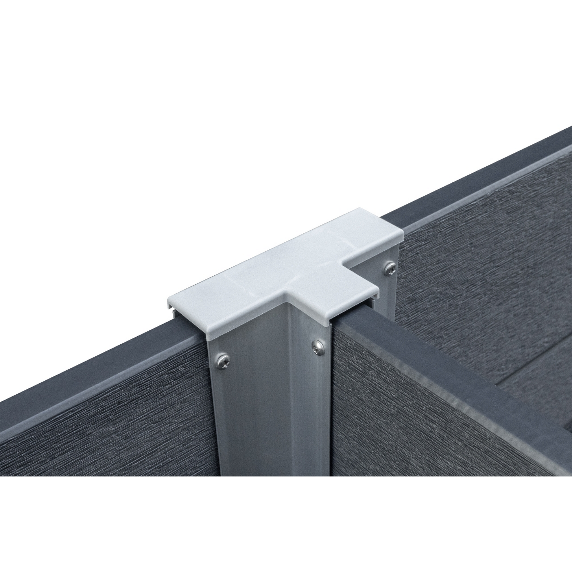 Balkon-Hochbeet 'Lara' anthrazit 185 x 80 x 50 cm