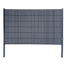 Sichtschutzpaneele für Doppelstabmatten WPC anthrazit 123 x 200 cm