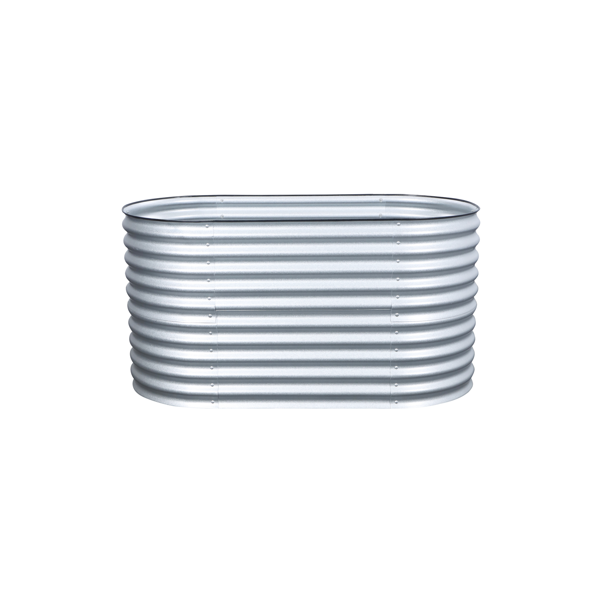 Hochbeet 'Tais' silbern 160 x 80 x 80 cm