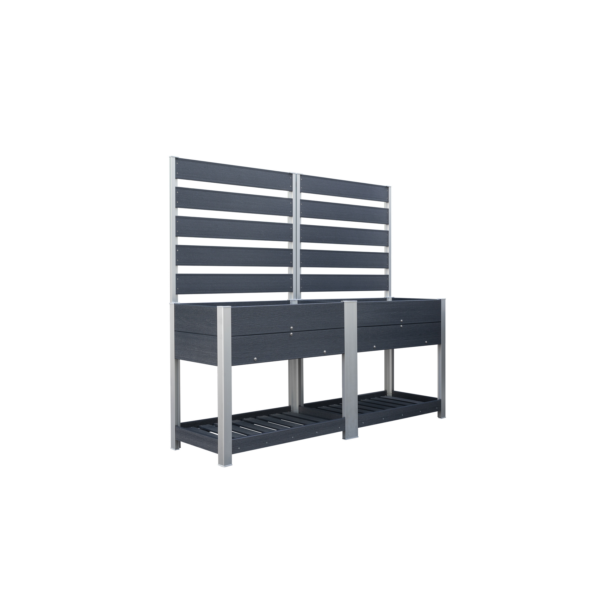 Hochbeetaufsatz-Rankhilfe 'Lara' für Hochbeet 'Lara' anthrazit 87,5 x 91 cm