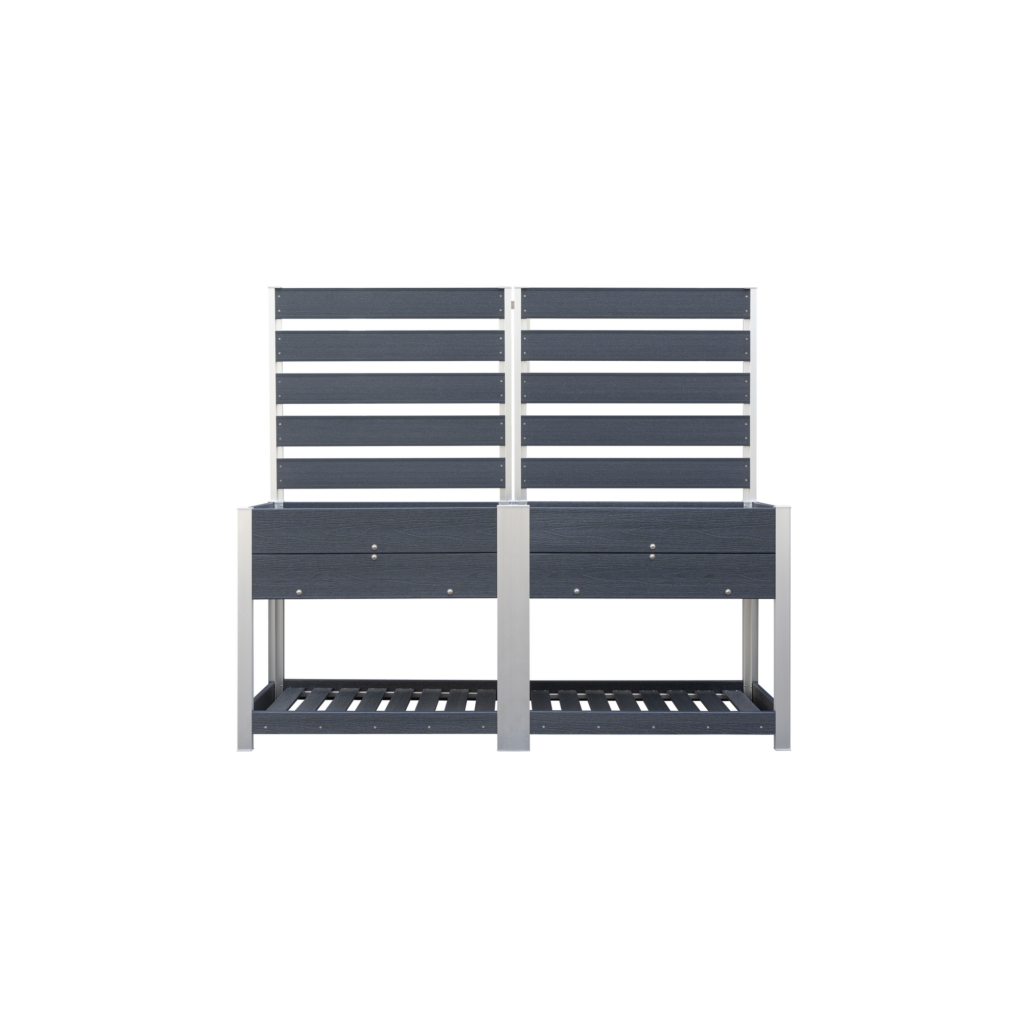 Hochbeetaufsatz-Rankhilfe 'Lara' für Hochbeet 'Lara' anthrazit 87,5 x 91 cm