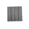 Klickfliese WPC anthrazit 30 x 30 x 2 cm 4 Stück