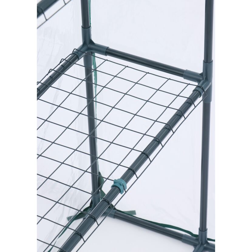 Foliengewächshaus 'Mara' transparent/grün 73 x 195 x 143 cm