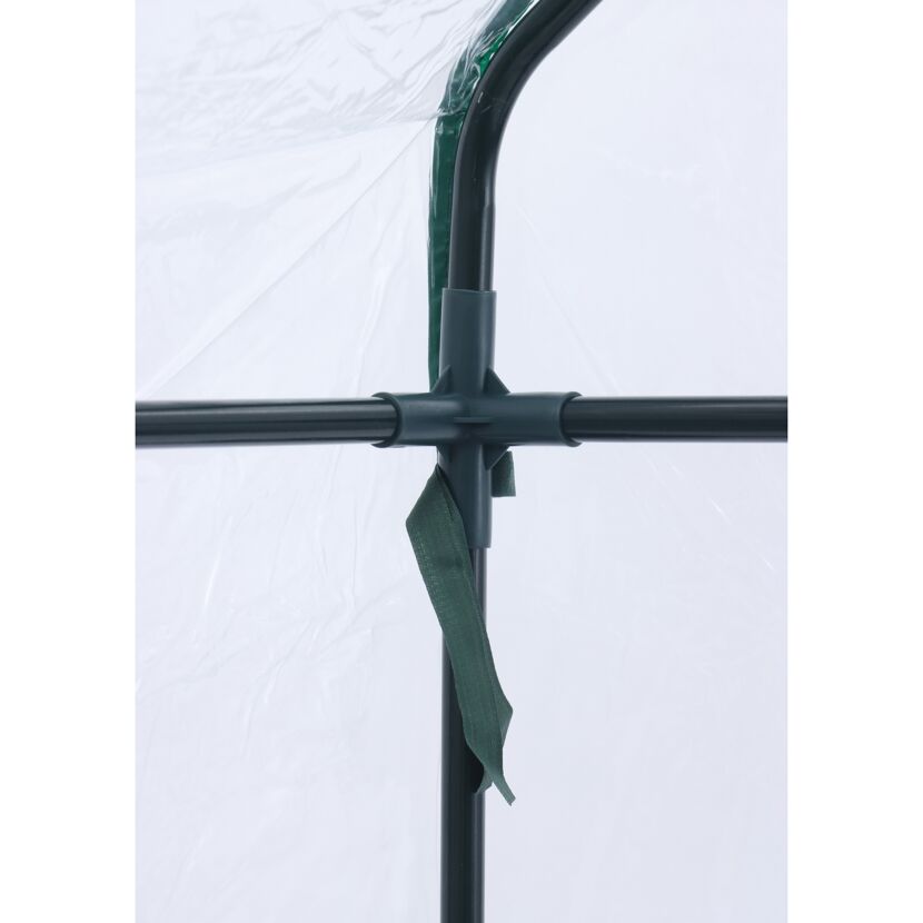 Foliengewächshaus 'Mara' transparent/grün 73 x 195 x 143 cm