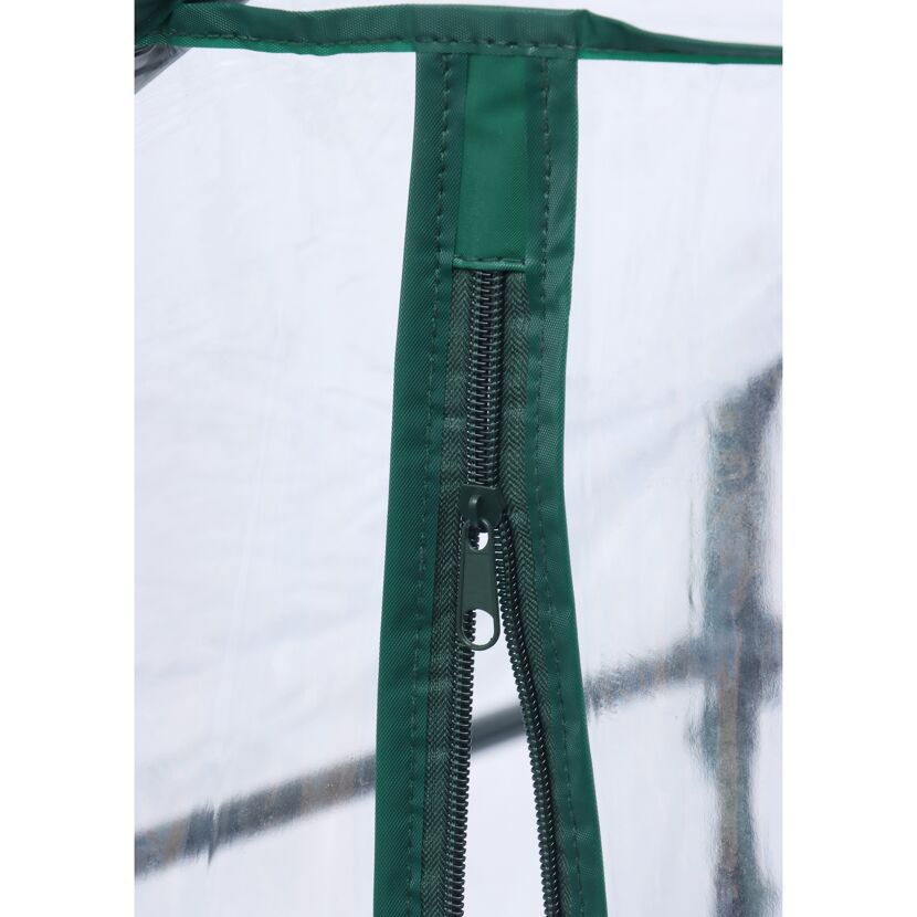 Foliengewächshaus 'Mara' transparent/grün 73 x 195 x 143 cm