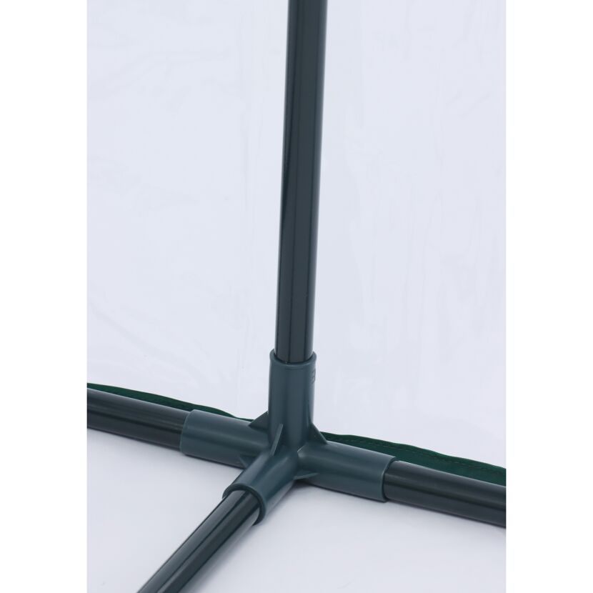 Foliengewächshaus 'Mara' transparent/grün 73 x 195 x 143 cm