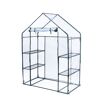 Foliengewächshaus 'Mara' transparent/grün 73 x 195 x 143 cm