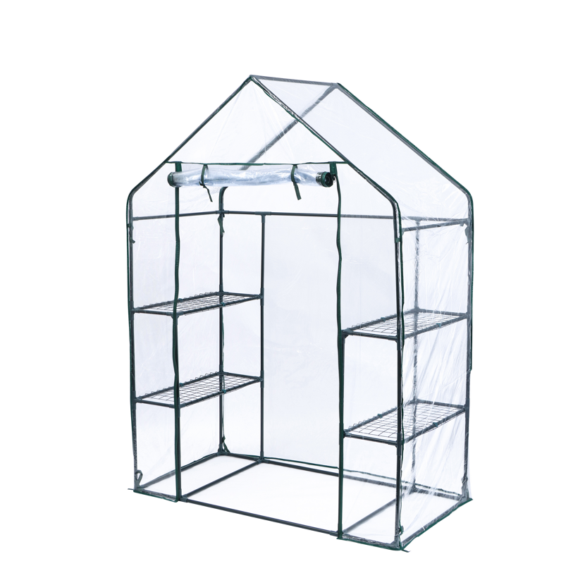 Foliengewächshaus 'Mara' transparent/grün 73 x 195 x 143 cm