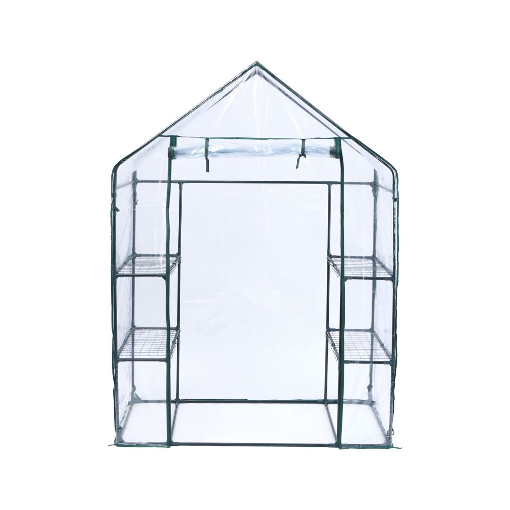Foliengewächshaus 'Mara' transparent/grün 73 x 195 x 143 cm