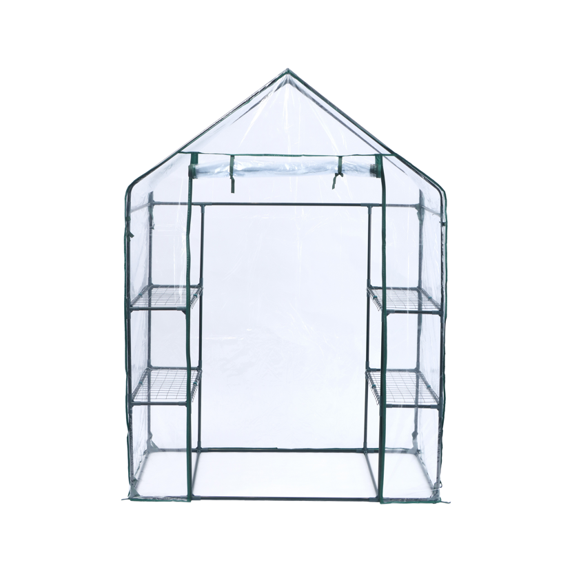 Foliengewächshaus 'Mara' transparent/grün 73 x 195 x 143 cm