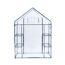 Foliengewächshaus 'Mara' transparent/grün 73 x 195 x 143 cm