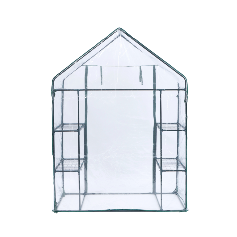 Foliengewächshaus 'Mara' transparent/grün 73 x 195 x 143 cm