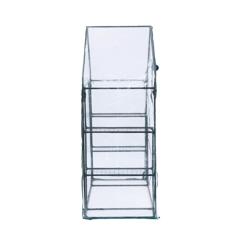 Foliengewächshaus 'Mara' transparent/grün 73 x 195 x 143 cm