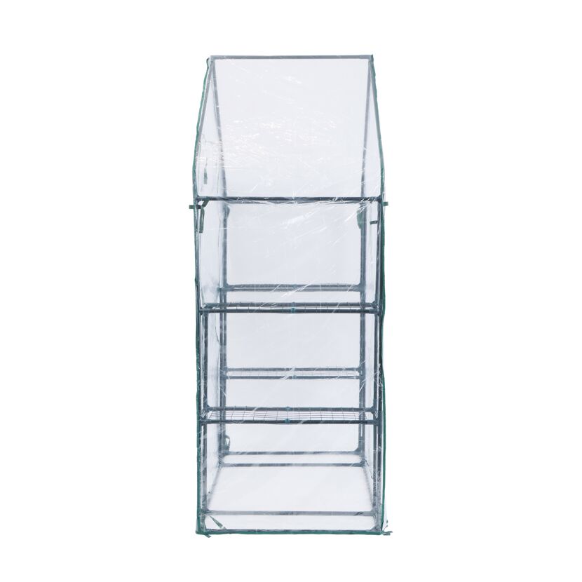 Foliengewächshaus 'Mara' transparent/grün 73 x 195 x 143 cm