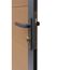 Zaun-Tor 'Tim' WPC sandfarben 103 x 175 x 16 cm