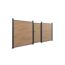Zaun-Tor 'Tim' WPC sandfarben 103 x 175 x 16 cm