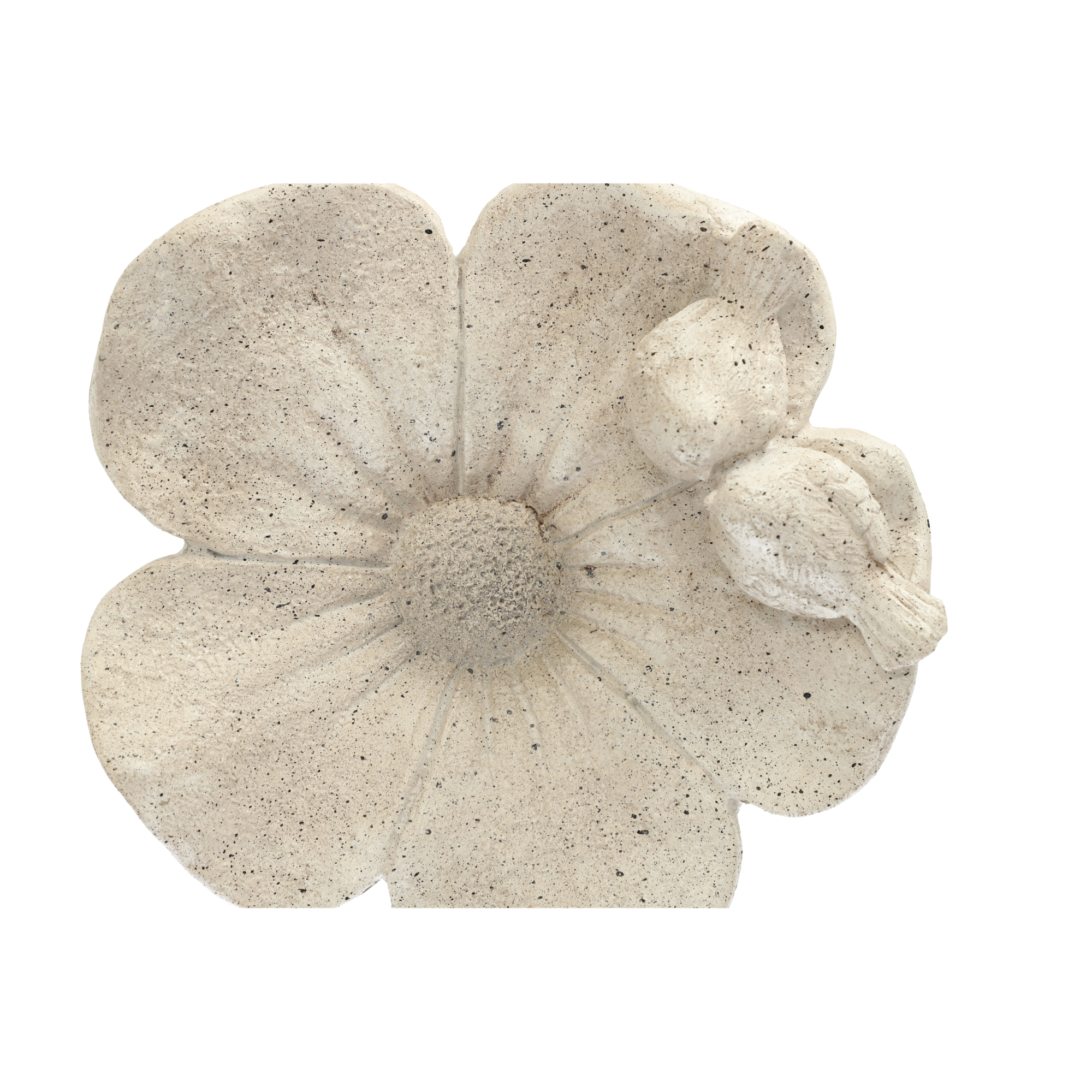 Vogeltränke beige ⌀ 36 cm Blume