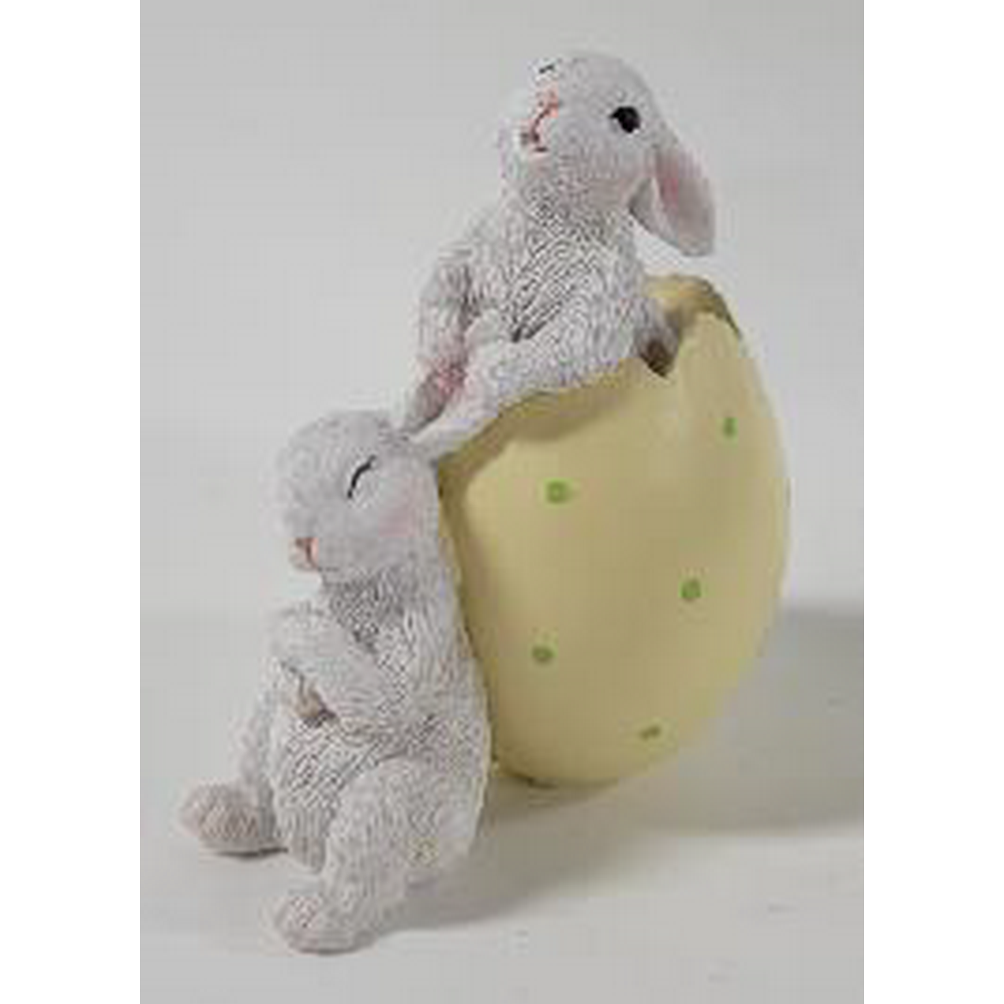 Osterhase Hasen mit Ei 10 x 12 cm