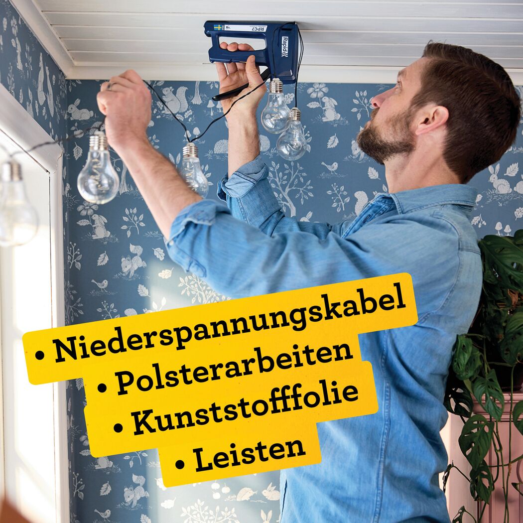 Handtacker RPC7 Set mit Klammern