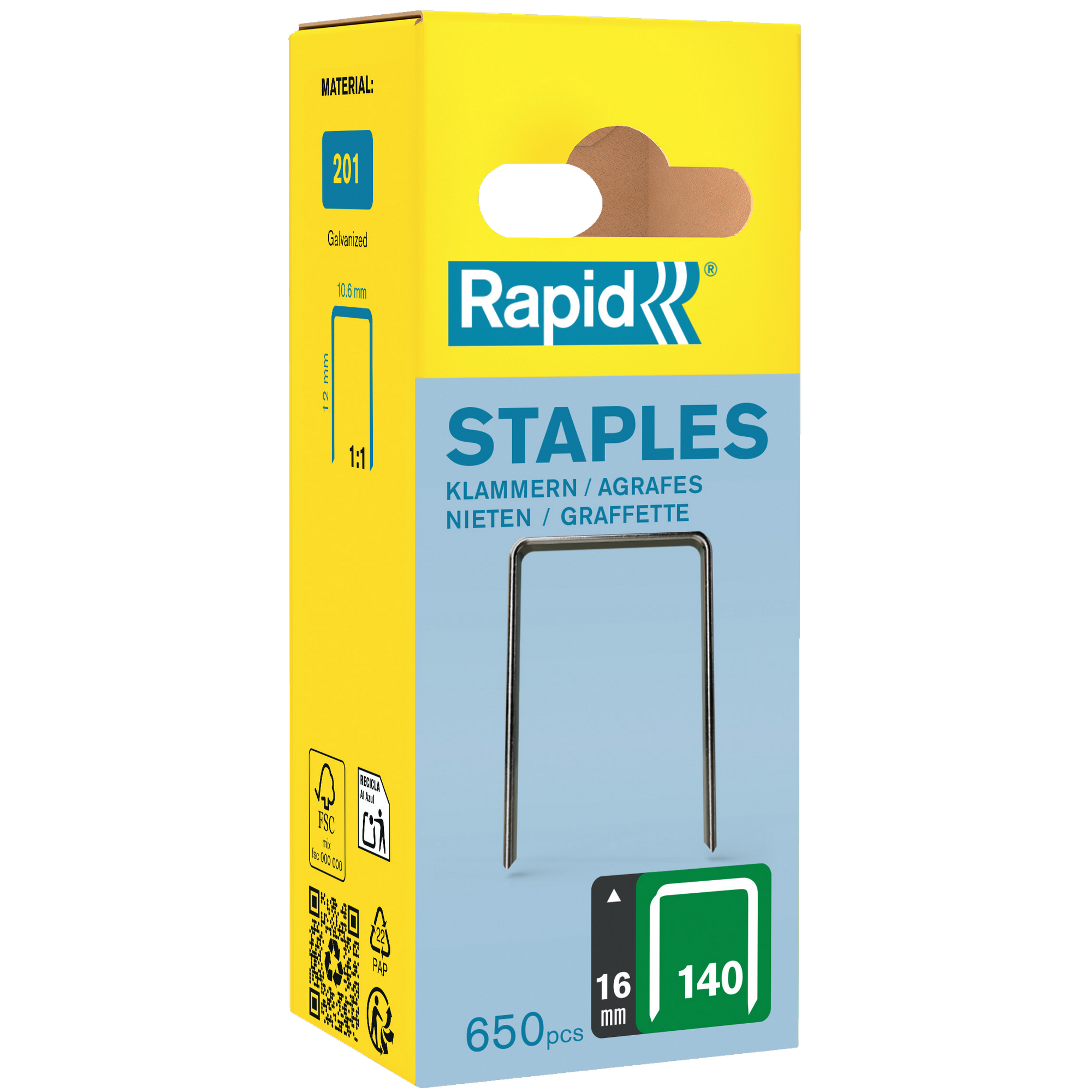 Klammern Typ 140/16 mm 650 Stück