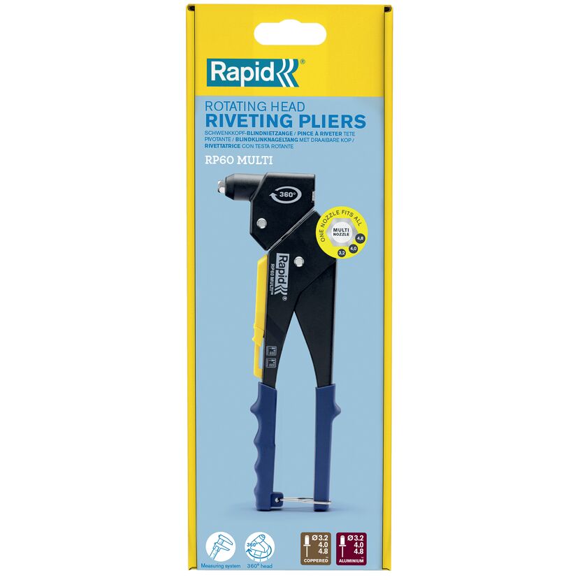Blindnietzange RP60 Multi 360° drehbarer Kopf