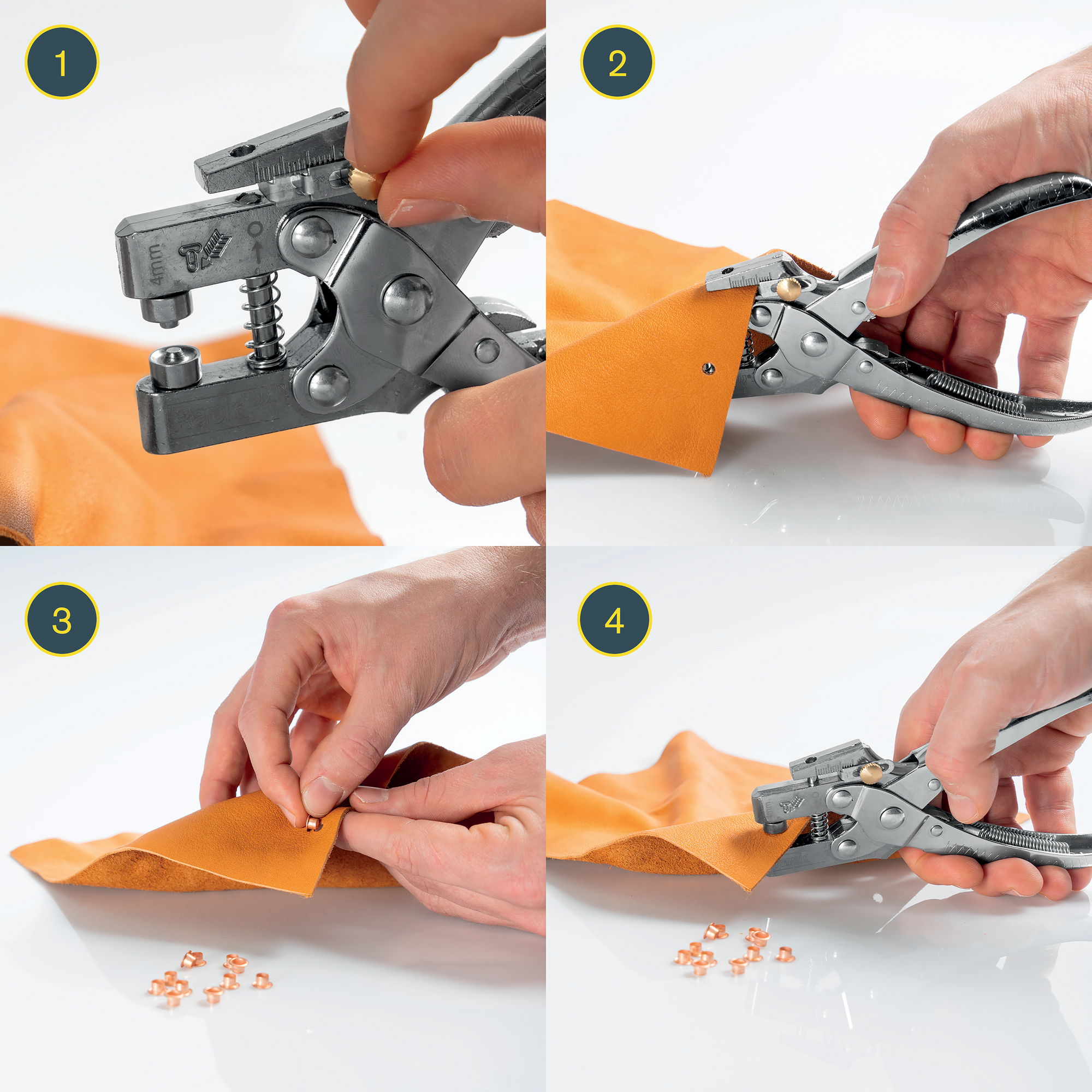 Ösenzange RP05 Set inklusive 105 Ösen