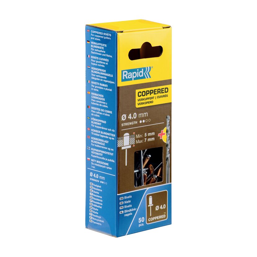 Blindniete Aluminium Ø 4 x 10 mm 50 Stück inkl. Bohrer
