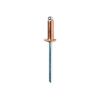 Blindniete Aluminium Ø 4,8 x 12 mm 50 Stück inkl. Bohrer