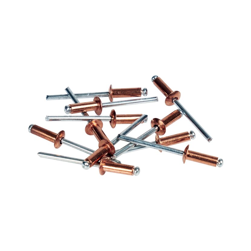 Blindniete Aluminium Ø 4,8 x 12 mm 50 Stück inkl. Bohrer