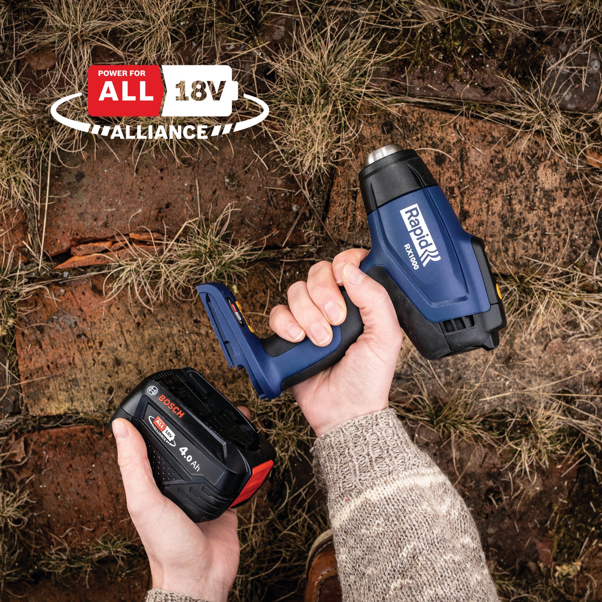 Akku-Heißluftgebläse RX1000 18V