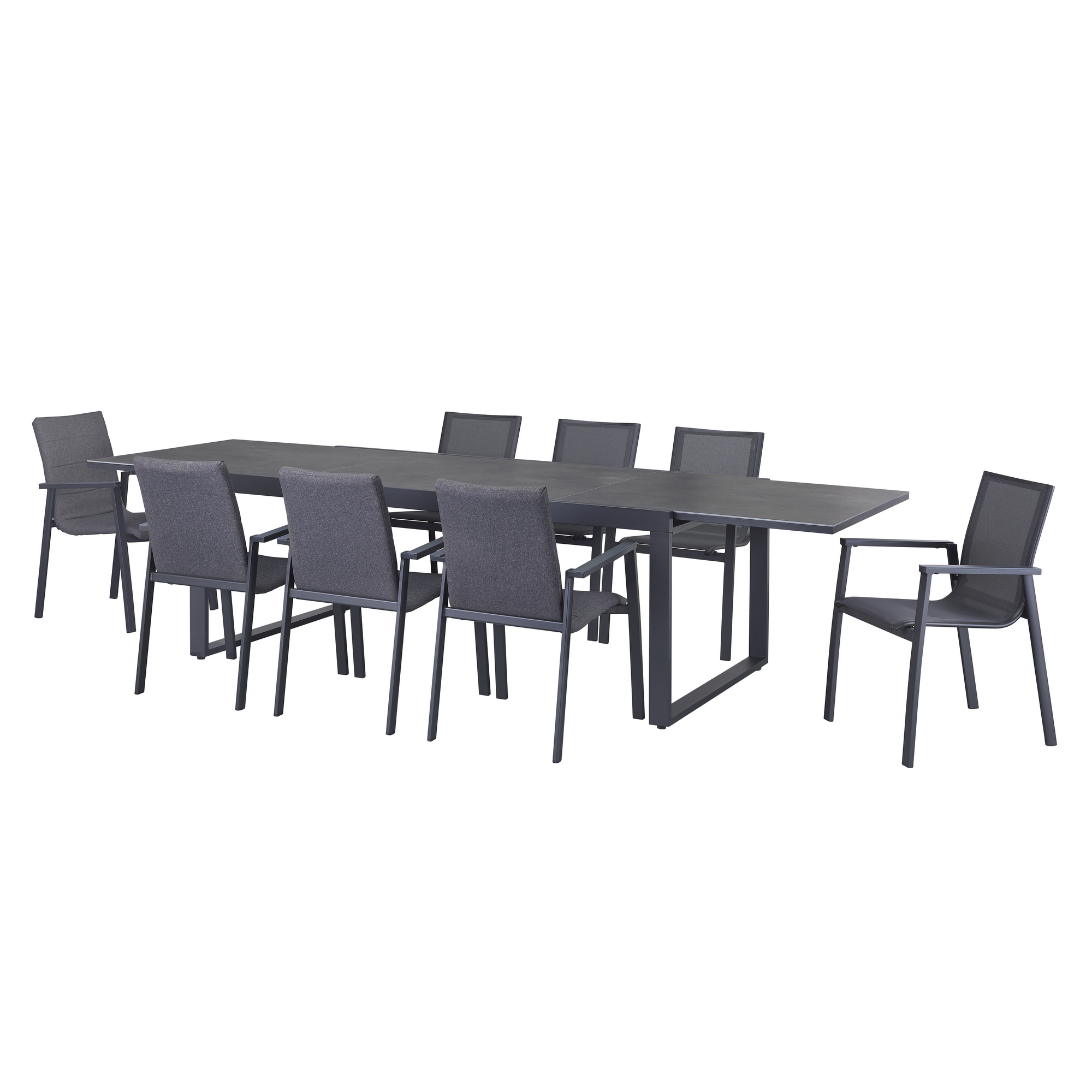 Ausziehtisch 'Chiara' anthrazit 200/310 x 75 x 100 cm