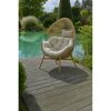 Loungesessel 'Jolanda' Polyethylen beige 100 x 98 x 142 cm