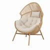 Loungesessel 'Jolanda' Polyethylen beige 100 x 98 x 142 cm