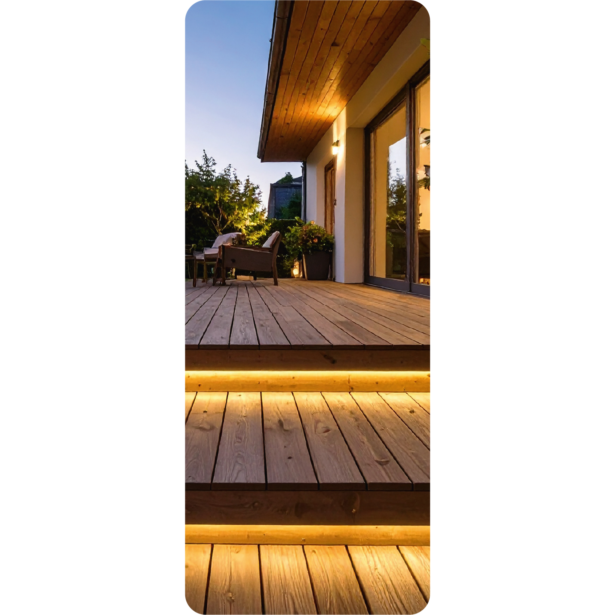 Solar LED-Band 320 LEDs weiß 5 m