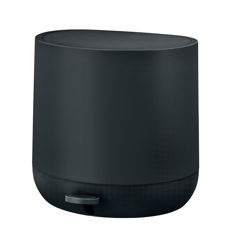 Treteimer 'Pomino' schwarz 4,5 l mit Absenkautomatik