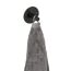 Wandhaken 'Meleto' Edelstahl schwarz matt Ø 7 x 5 cm, Klebemontage