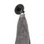 Wandhaken 'Meleto' Edelstahl schwarz matt Ø 7 x 5 cm, Klebemontage