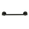 Badetuchstange 'Meleto' Edelstahl schwarz matt 40 cm, Klebemontage