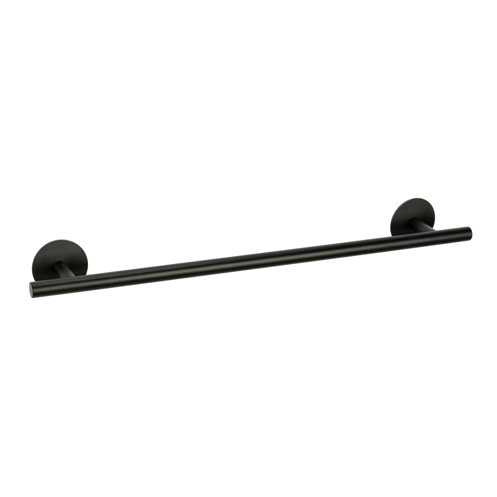 Badetuchstange 'Meleto' Edelstahl schwarz matt 60 cm, Klebemontage