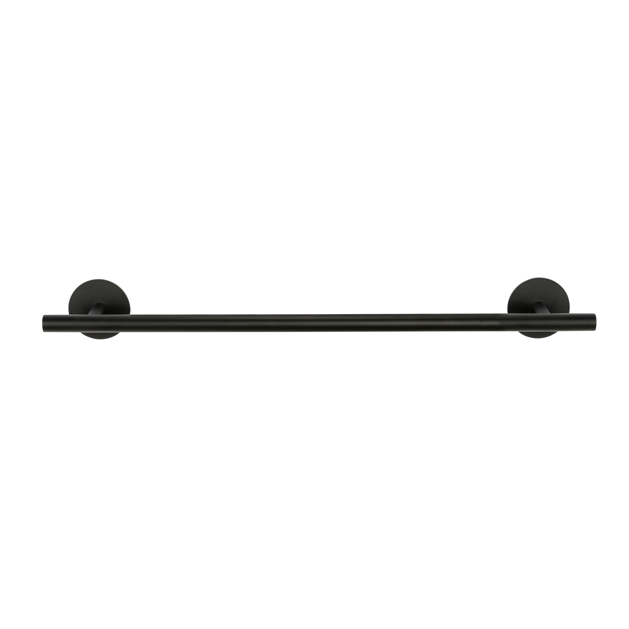 Badetuchstange 'Meleto' Edelstahl schwarz matt 60 cm, Klebemontage