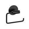 Toilettenpapierhalter 'Meleto' Edelstahl schwarz matt 13,5 x 5,5 x 11 cm, Klebemontage