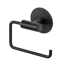 Toilettenpapierhalter 'Meleto' Edelstahl schwarz matt 13,5 x 5,5 x 11 cm, Klebemontage