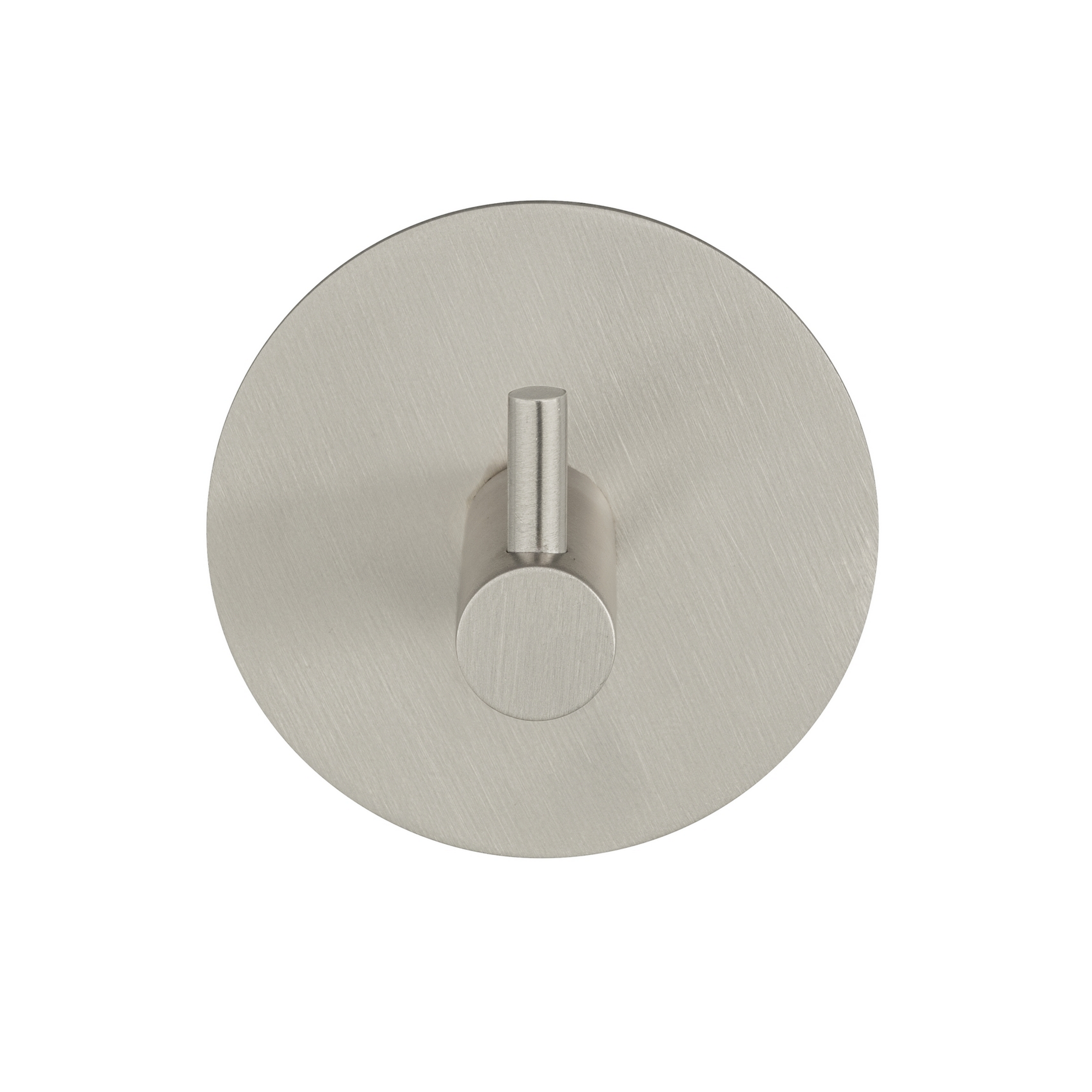 Wandhaken 'Meleto' Edelstahl matt Ø 7 x 5 cm, Klebemontage