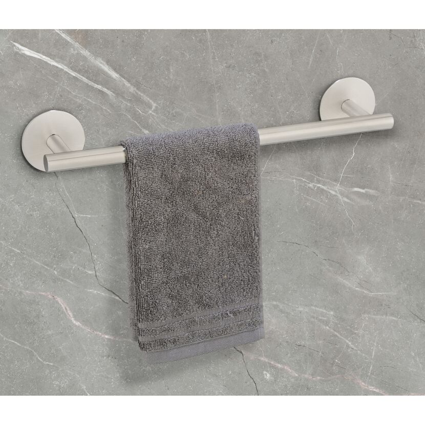 Badetuchstange 'Meleto' Edelstahl matt 40 cm, Klebemontage