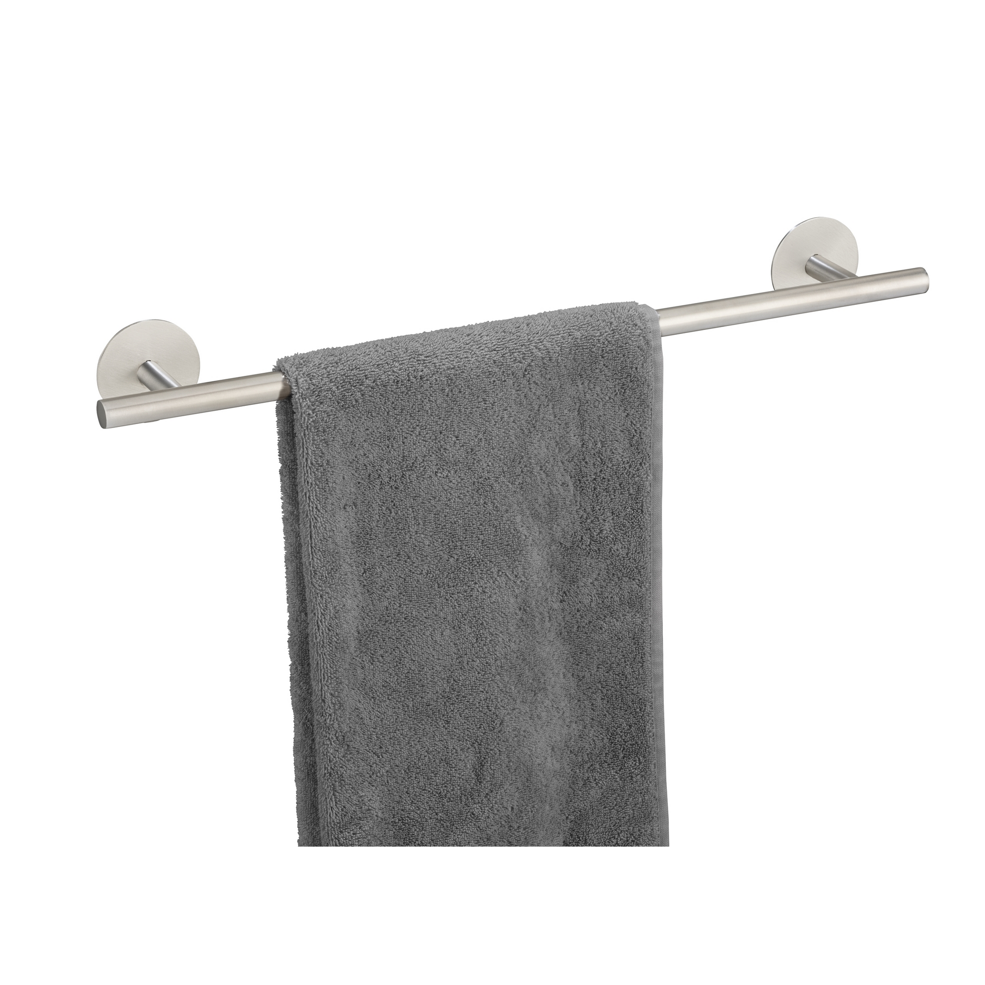 Badetuchstange 'Meleto' Edelstahl matt 60 cm, Klebemontage