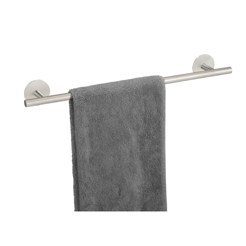 Badetuchstange 'Meleto' Edelstahl matt 60 cm, Klebemontage